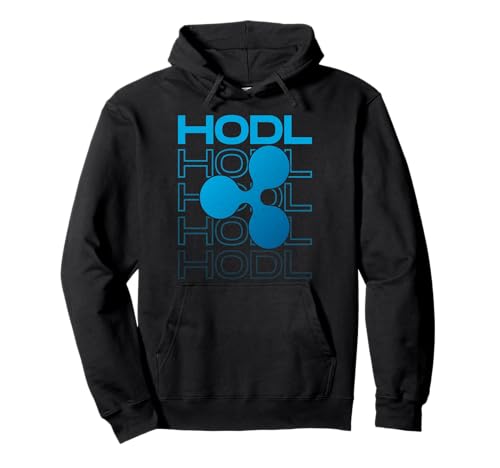 T-shirt Ripple XRP HODL, Cryptocurrency Enthusiast XRP Sweat à Capuche