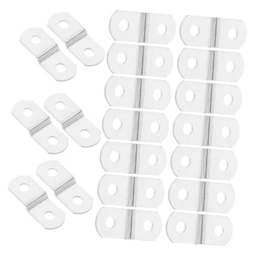 Image of TEHAUX 20pcs Photo Frame Bracket with Screws Easy Installation Hanging Hardware for Home Decor and Commercial Displays Sturdy Clips for Long Term Use Versatile for Various Applications