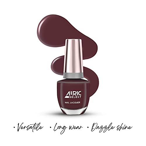 Image of Glossy Nail Lacquer (15ml) I High Shine, 7 Days Long Stay, Chip Resistant, Quick Drying Nail Colour I Vegan & Non-Alcoholic (Dragon Berry)