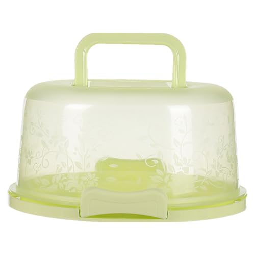Recipiente para tartas, contenedor de viaje para tartas, caja hermética reutilizable con asa para panadería, boda, fiesta, exhibición