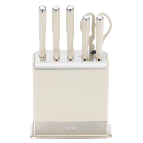 Tefal EverSharp Daily 6-tlg. Messerset, Messerblock + integriertem Schärfer – Ansicht 2