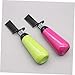 Beaupretty Hair Dye Comb Bottles Set 2pcs Root Comb Applicator Bottles 200ml for Coloring Easy to Use Random