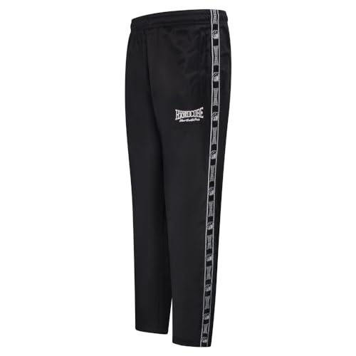 Material: Sintetico 100% Hardcore Pantaloni da Allenamento Essential  Nero, Nero, L