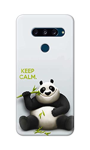 Image of PRINTFIDAA� Printed Hard Back Cover Case for LG V40 ThinQ Back Cover (Cartoon Panda) -2808