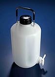 Mess- und Prüftechnik RS PRO HDPE Laborflasche 10L, Ø 220mm Absaugflasche Weithalsig mit Skalenteilung