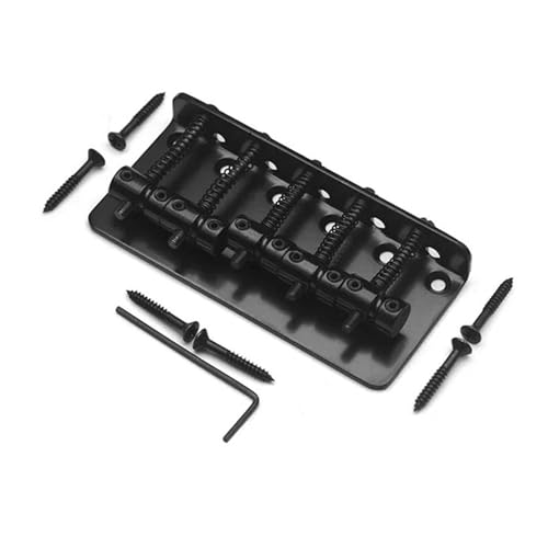 Bridge Parts 5 String Bass String Board Board Bridge String Distance 16MM(Black)