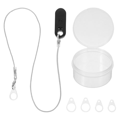 UTHCLO Cavo di Sicurezza Regolabile per Amplificatore Acustico con Clip Anti-Smarrimento in Silicone Grigio Supporto Protettivo per Apparecchi Acustici Adatto a e Anziani Cordino
