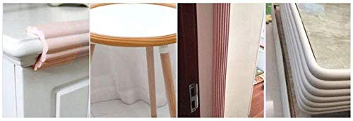 Protetor de Quina W em Tiras para Canto Parede Móveis Marrom Café