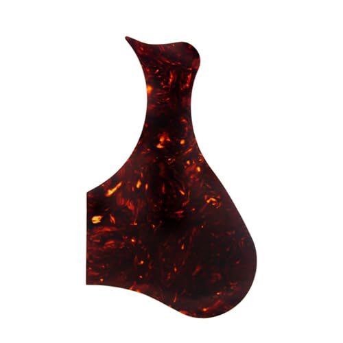 サウンドホールピックアップ フォークギターピックガード 40インチ 41インチ プロフェッショナル保護ボード 水滴形 セルロイド素材(J)