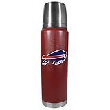 Siskiyou Sports NFL Buffalo Bills Football Texture Thermos, Team Colors, One Size