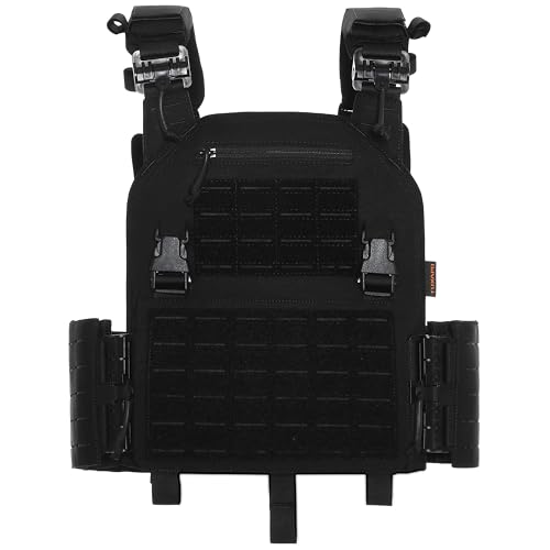 Tuxapo Tactical Molle Vest Laser Cutting Modular Lightweight Quick Release