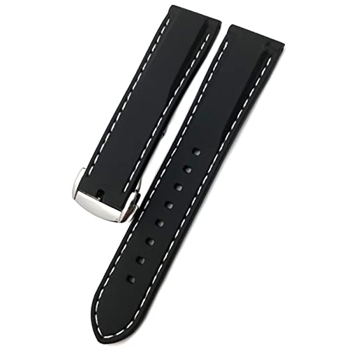 Bracelet de montre étanche en silicone 22mm 20mm ultra résistant