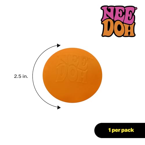 Image of Schylling NeeDoh Original - Sensory Fidget Toy - Orange - Ages 3 to Adult , 1 Count ( Pack of 1)