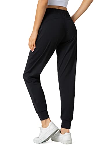 Image of Haowind Joggers for Women with Pockets Elastic Waist Workout Sport Gym Pants Comfy Lounge Yoga Running Pants