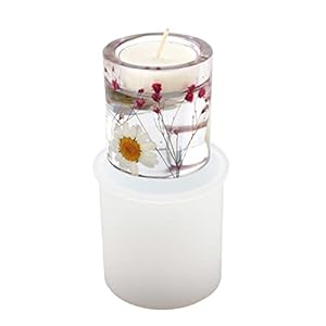 Harsvormen Siliconen – Cilinder Theelicht Kaarshouder,Hars mallen cilinder siliconen mal, siliconen mallen voor opslag fles, kaars houder, snoep container, bloempot, geschenken Hudhowks