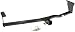Reese Towpower 44639 Class III Custom-Fit Hitch with 2" Square Receiver opening, includes Hitch Plug Cover