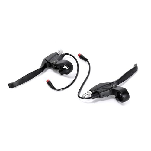 Ruimou 1 Pair Electric Scooter Left Right Brake Handle with 2 Pin Waterproof Connector Compatible with Most Bikes