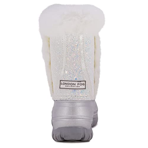 London Fog Girls Youth And Toddler Icelyn Cold Weather Warm Lined Snow Boot Girls Boot In Youth And Toddler Sizes White Size 13 #TOP2