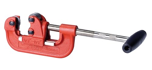 ROTHENBERGER Industrial Stahlrohr – Abschneider | Stahlrohrschneider | Rohrschneider zum exakten Abschneiden von Stahlrohren - Ø 10 mm - 42 mm (1/8" - 1 1/4") 070643E