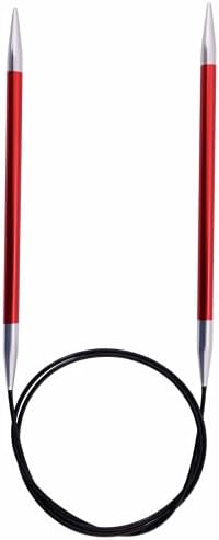 Knit Pro KP47190 Zing: Fixed Circular Knitting Pins: 120cm x 4.50mm, 4.5mm, Purple