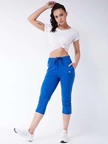 Image of Modeve Women Solid Cotton Blend Capri for summer|| Summer Wear