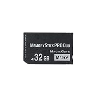 High Speed 32 GB Memeory Stick Pro Duo (Mark2) PSP-Speicherkarte kompatibel mit PSP1000 2000 3000 Kamera-Speicherkarte