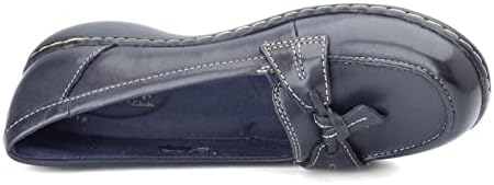 Clarks womens Ashland Bubble Slip On Loafer, Navy, 8.5 Wide US | Image 5