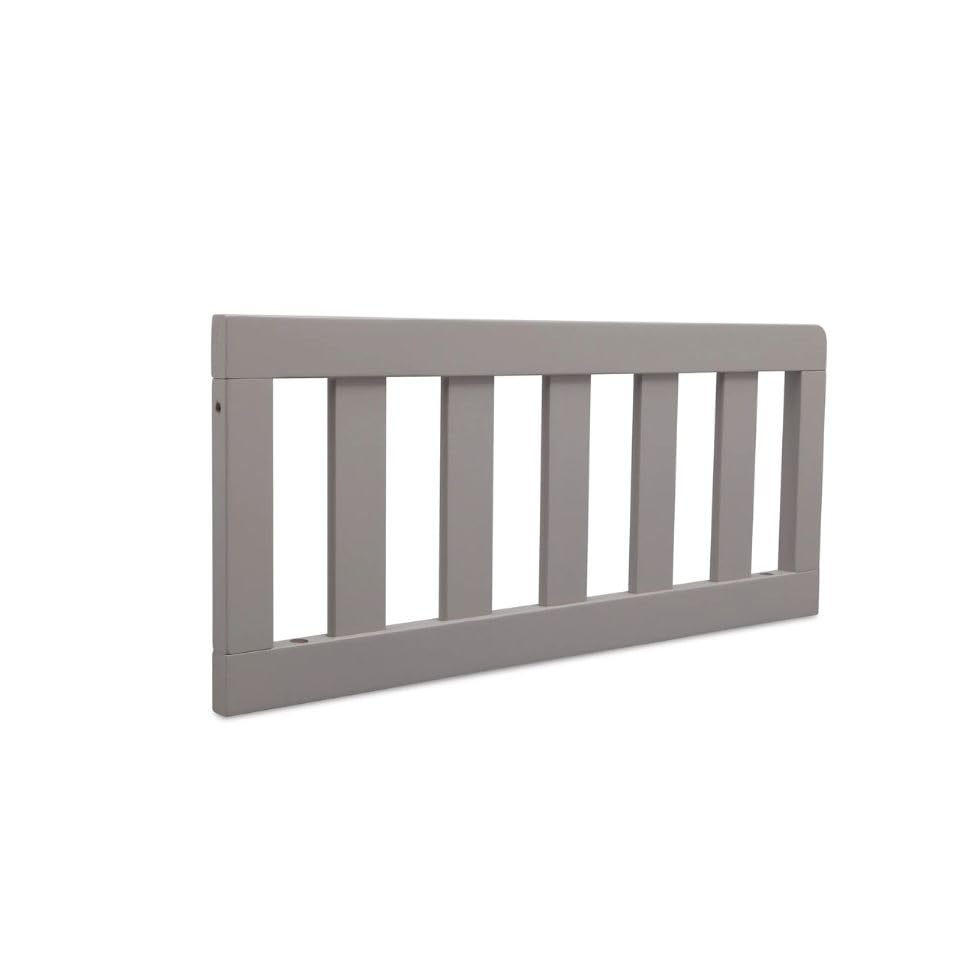 Toddler Bed Safety Guard Rail Compatible with Delta Children Convertible Cribs - Solid Wood Rail for Convertible Crib to Toddler Bed Conversion -