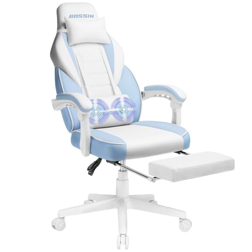 OFIKA Gaming Chair with Massage, Ergonomic Heavy Duty Design...