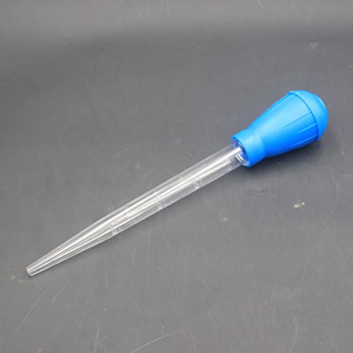 Mini cambiador de agua Pequeño tanque de peces Cambiador de agua Manual Mini tubo de succión Bomba Sifón Aspirador de agua Dispositivo de succión limpio - Azul