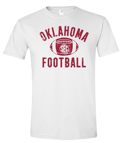 Camiseta Oklahoma Sooners de fútbol americano ideal para el día de partido y barbacoas casuales L