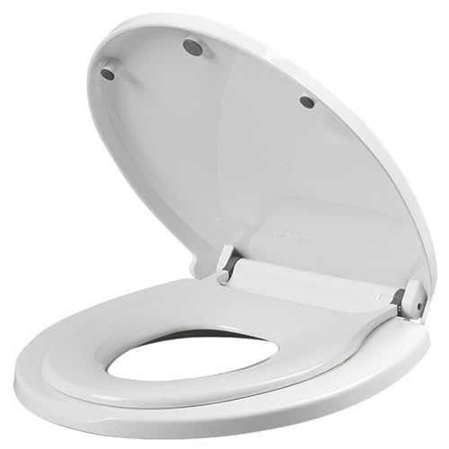 Abattant de toilette fermeture douce forme V design épuré et durable - 2