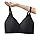 Jiuday BH ohne Bügel Push Up Damen BHS Große Brüste Starker Halt Spitze Bequemer Soft Nahtloser Anti Sag BH Gepolstert Seamless Bralette (Schwarz,XL)