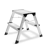 trittleiter 2 stufen bauhaus Mit einer Tragkraft von 150 kg und einer Standhöhe von 41 cm bietet die Klappleiter vielseitige Anwendungsmöglichkeiten.
