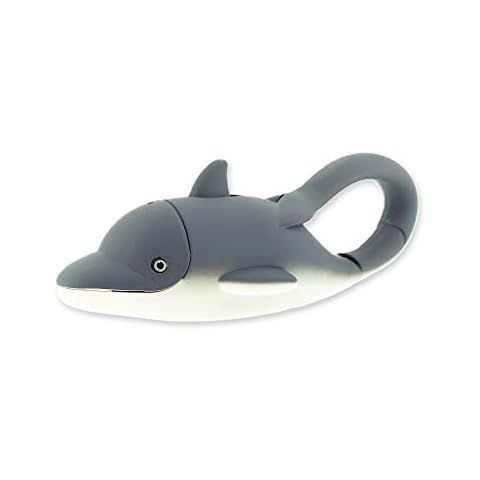 Sun Company Big Discoveries LifeLight Animal Carabiner Flashlight – Fun Mini Animal Keychain Flash Lights for Kids, Adults, Nurses (Dolphin) Cover