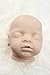 Pinky Reborn Unpainted Soft Vinyl Silicone Reborn Baby Doll Kit Set Including Head, Legs, Arms and Cloth Body Slip, Finished Size 22 Inch