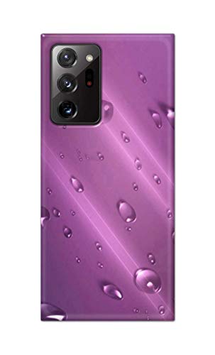 Image of PRINTFIDAA Water Bubbles in Lilac Background Printed Designer Hard Back Case Cover for Samsung Galaxy Note 20 Ultra (6.9 inch) -(WY) MVN1005