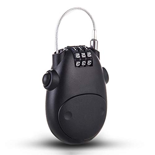 75cm Stahldraht Universal Motorrad Helm Fahrrad Kabelschloss Drahtseil Gepäckschloss Zahlenschloss Koffer Schloss Locker Cover