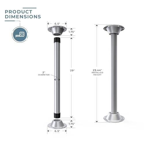 Manufacturers' Select 81TL Itc Rv Or Boat Table Leg System. Surfit 29 Inch Leg thumb #5