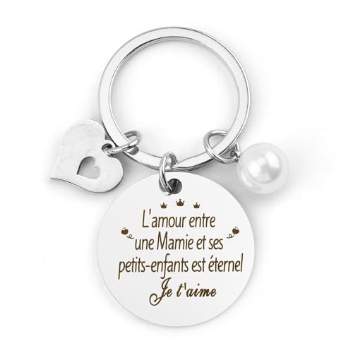 Ktiavo Porte Clef Original pour Mamie - Idée Cadeau Anniversaire et Noel Grand Mere Remerciement