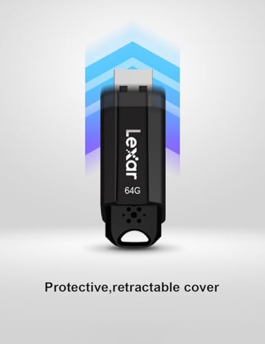 Image of Lexar Pen Drive 64GB JumpDrive S80 USB 3.1 Flash Drive, up to 150MB /s Read and 60MB /s Write for Storage Expansion Capacity External Storage for Photos Videos, Retractable Design (LJDS080064G-BNBIG)