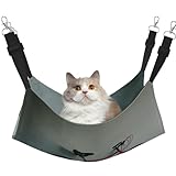 Entièrement réglable pour un ajustement personnalisé : l'inclusion de quatre sangles robustes et réglables vous permet d'installer ce lit de fenêtre pour chat en toute sécurité sur différentes surfaces. Obtenez la tension et la hauteur parfaites pour créer un endroit stable et accueillant que votre animal de compagnie utilisera en toute confiance