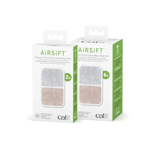Image of Catit Airsift Dual Action Air Purifier Pad, 1 Count (Pack of 12)