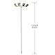 Evemodel 5 STK. Strassenlampen Gartenlampen Spielfeld Fußballplatz Leuchte Lampen 00 / H0 LSL05-5-EU
