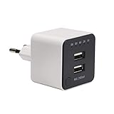 Doppeltes USB-Ladegerät mit Timer