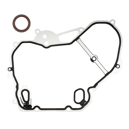 Image of KAX Timing Cover Gasket Set Compatible with Chevy Equinox /GMC Terrain 2010-2017 2.4L, Malibu 2006-2014, Cobalt 2005-2010 2.0L, HHR Captiva Sport Buick Verano Regal Saturn Ion Vue 2.2L, OE# TCS46079
