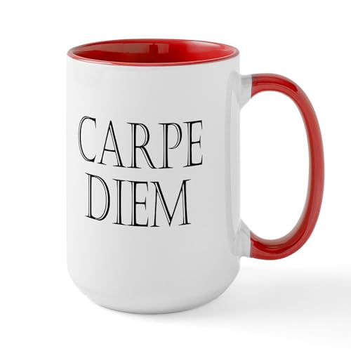 Taza grande de cerámica 15 oz CafePress Carpe Diem miniatura 1