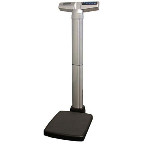Health-O-Meter Digital Professional Waist High Beam Scale, Silver Cover