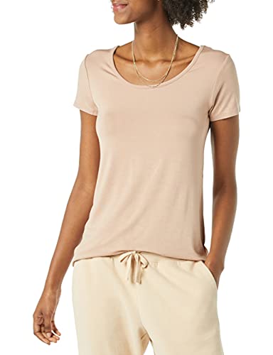 Image of Daily Ritual Women's Jersey Standard-Fit Short-Sleeve Long-Line Scoopneck T-Shirt