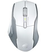 ROCCAT ゲーミングマウス Kone Air ワイヤレス 2.4GHz/Bluetooth ホワイト/白 電池寿命800時間/19K/オプティカルスイッチ/サイドボタン/サイドグリップ/11...